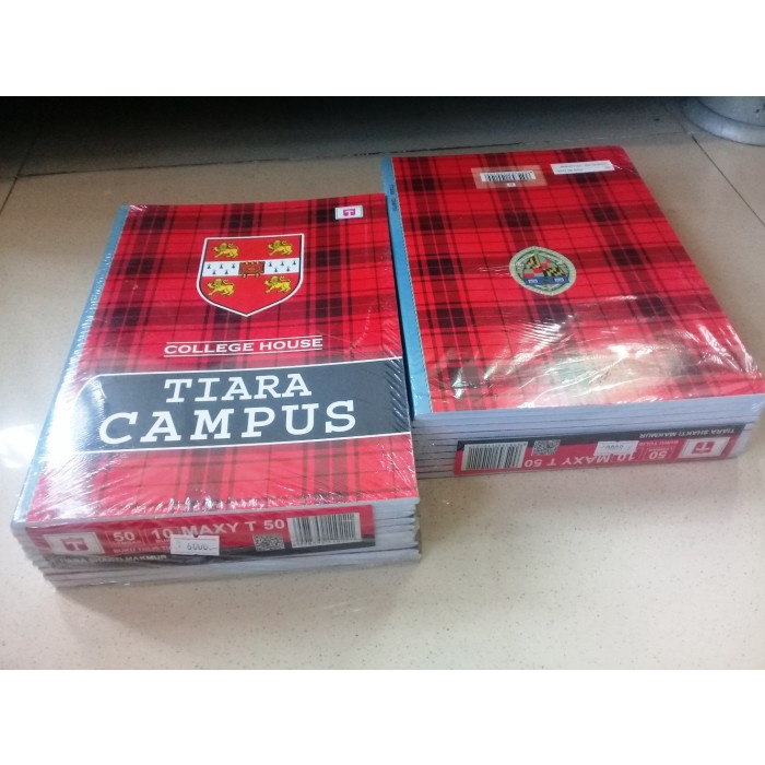 

Murah Buku Tulis Tiara Campus College House 50 Lbr Pak 10 Buku Terlaris
