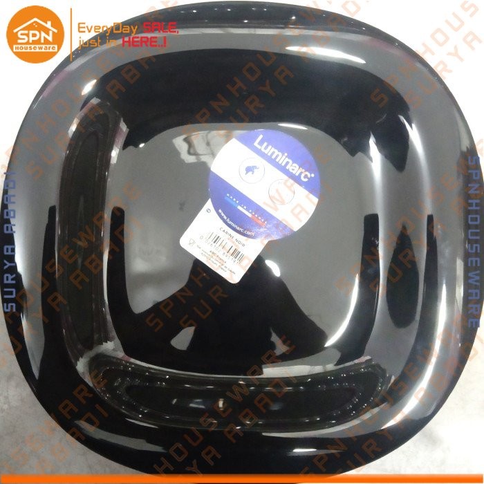Carine Black Dinner Plate L 9817 LUMINARC