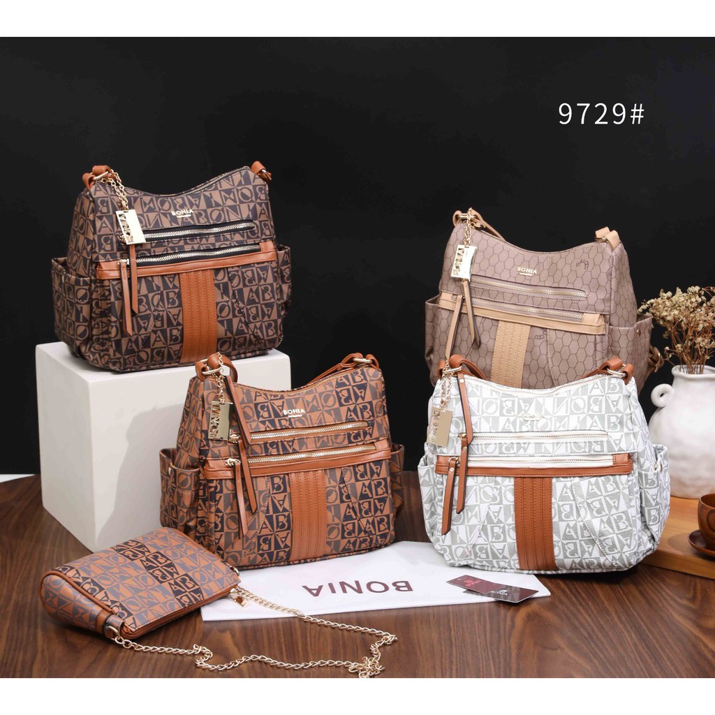 Tas Bonia Toussaint 9729  TYU 11  batam impor original fashion branded reseller sale