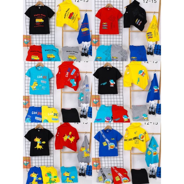 Baju Kaos Anak laki-laki  6-4Tahun Aplikasi Grosir Baju anak premium import