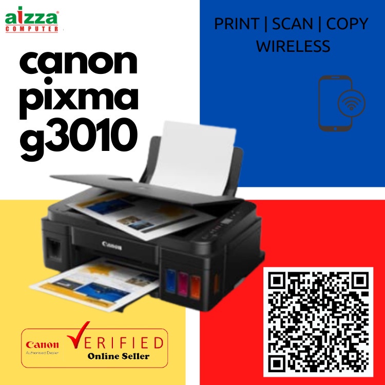 Jual Printer Canon G3010 Print Scan Copy Wifi Indonesiashopee Indonesia 0521
