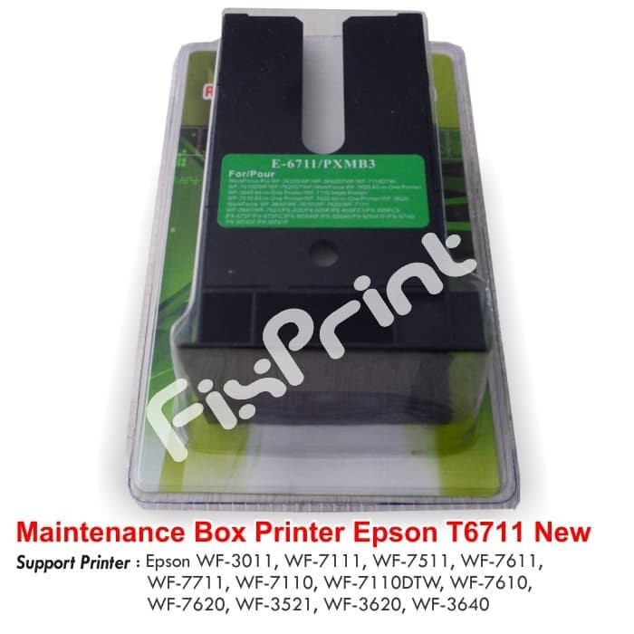 Jual Epson Maintenance Box T6711 E6711 PXMB3 Reset Printer L1455 WF7611 Murah