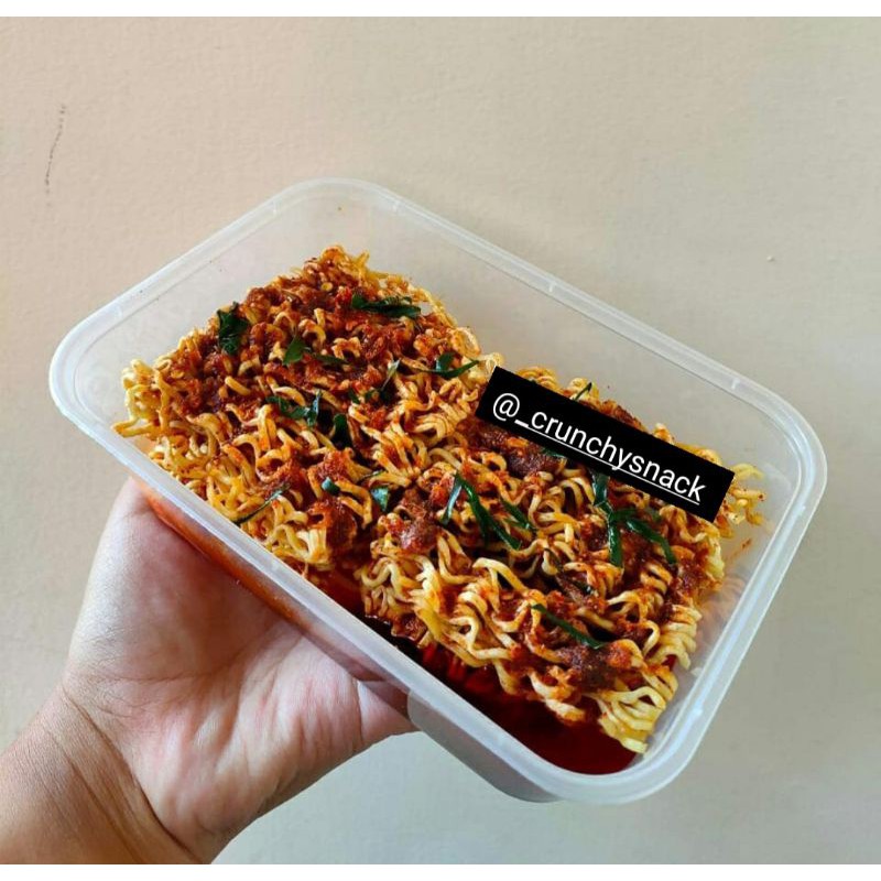 

mie keriting pedes / mie kering pedas / mie kering pedas gurih murah