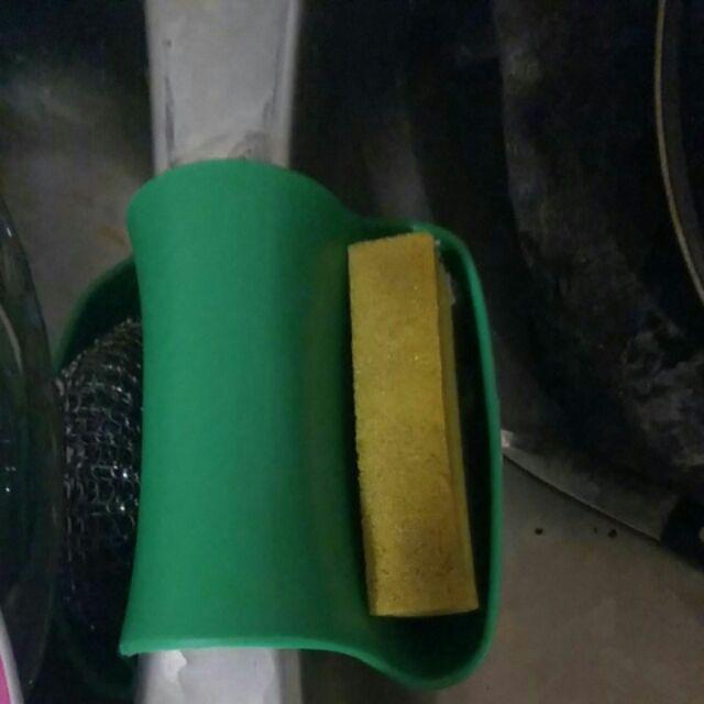 Bjaaan Tempat Spons Cuci Piring Peralatan Dapur, Hijau