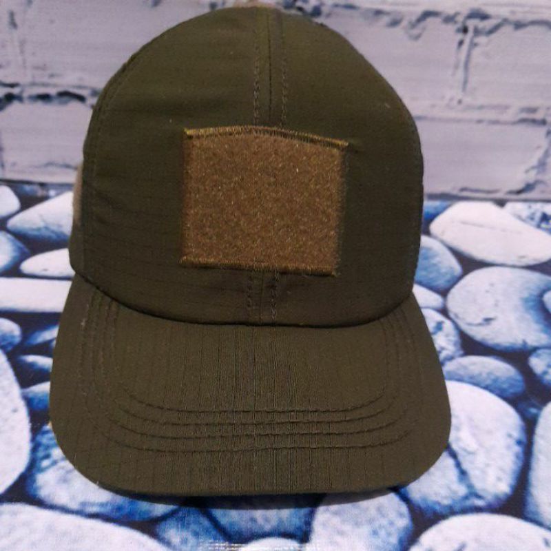 Topi polos / Topi tactical hijau army / Accesoris Laki laki wanita