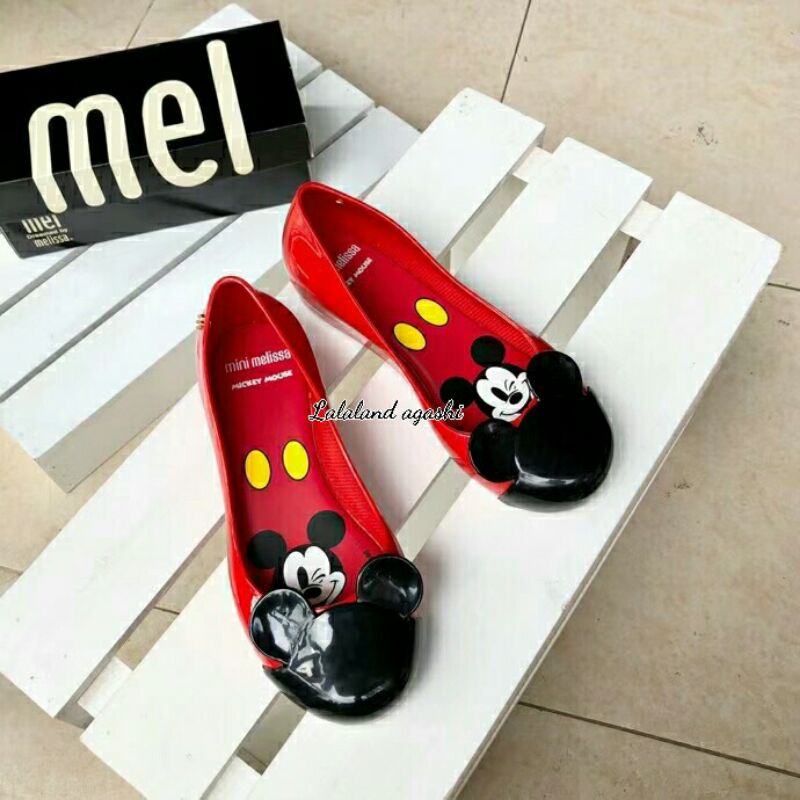 Sepatu mel melissa mickey and friends RED /sepatu melissa mel/sepatu melissa mickey