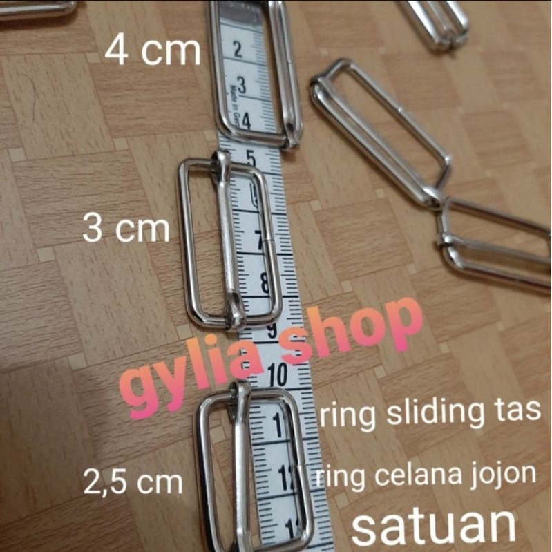 Ring Sliding tas / Ring Gesper / ring kotak Satuan