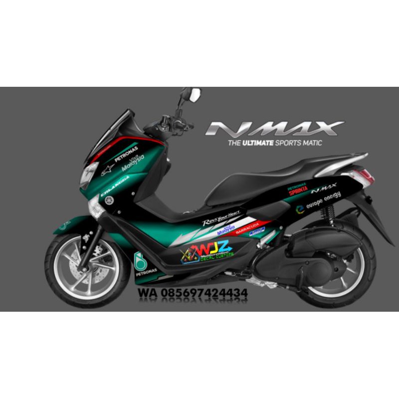 Stiker Decal Nmax Livery Petronas