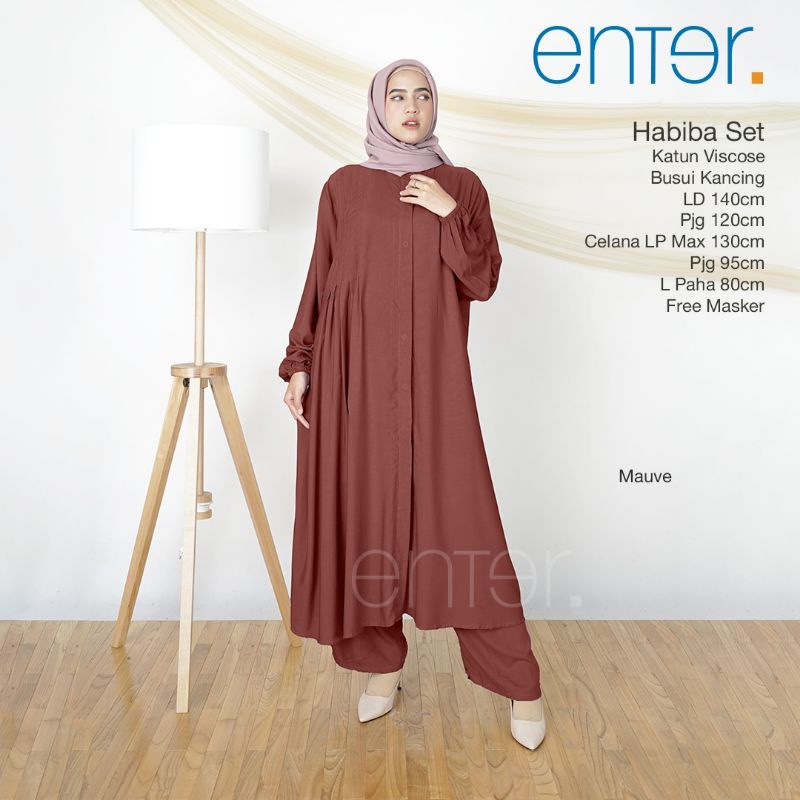HABIBA SET BY ENTER SETELAN BIGSIZE