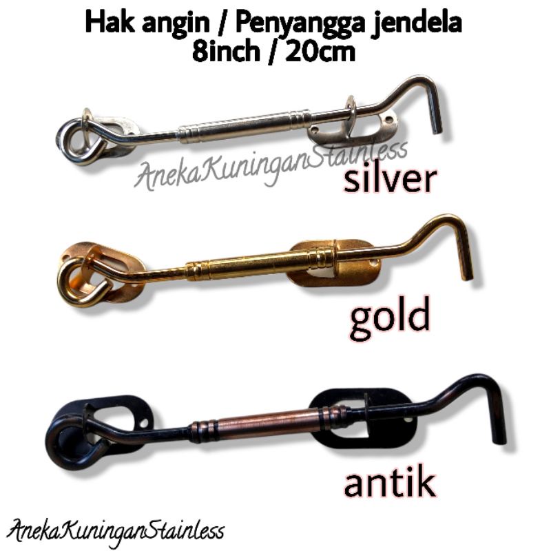 Hak Angin / Penahan Jendela / Penyangga Jendela