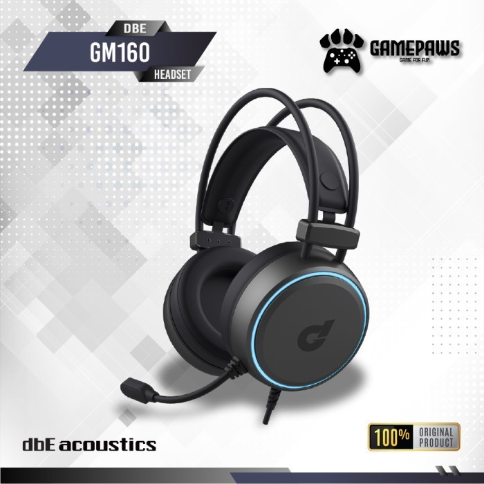 dbE GM160 Multiplatform 3.5mm Gaming Headset GM-160 GM 160