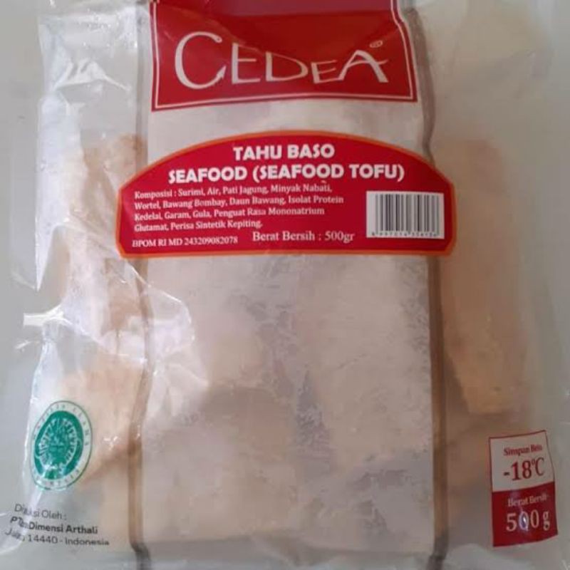 

Cedea tahu baso seafood 500gr