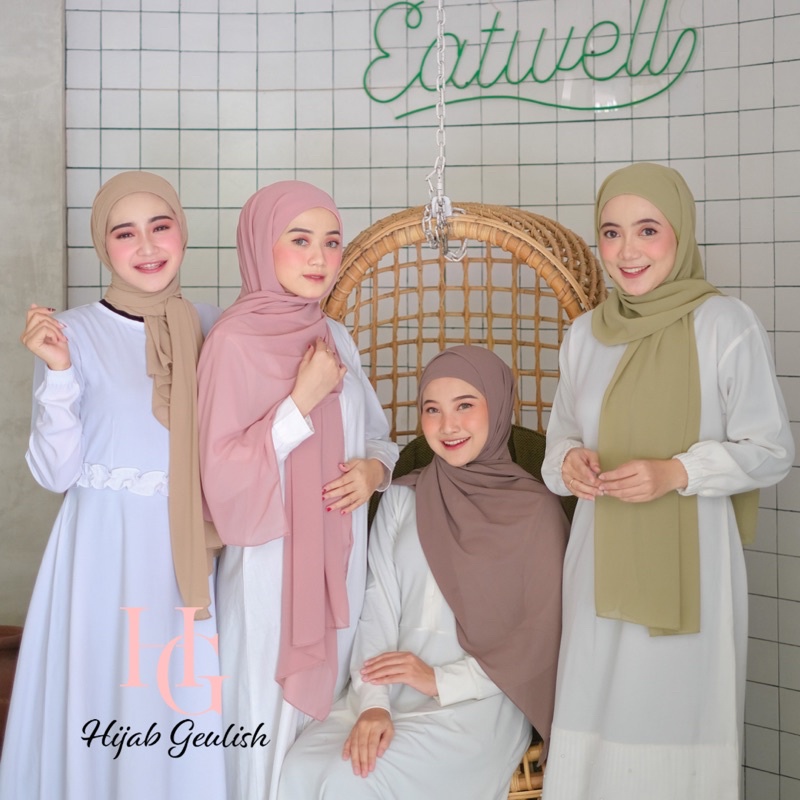 PASHMINA + INNER 2IN1 CERUTY BABY DOLL IMPORT  / PASHMINA INNER