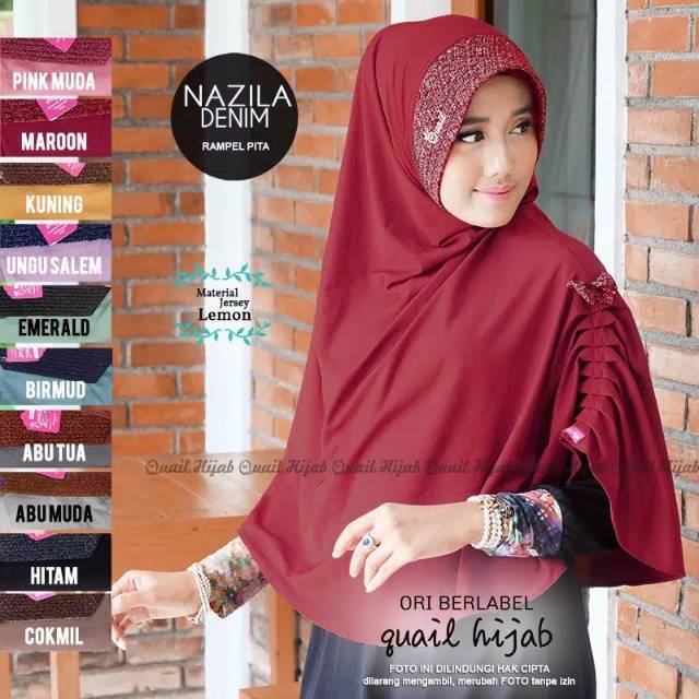 Khimar Nazila by Quail Hijab Original