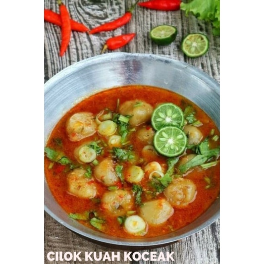 

CILOK KUAH KOCEAK ISI GAJIH SUSU SAPI