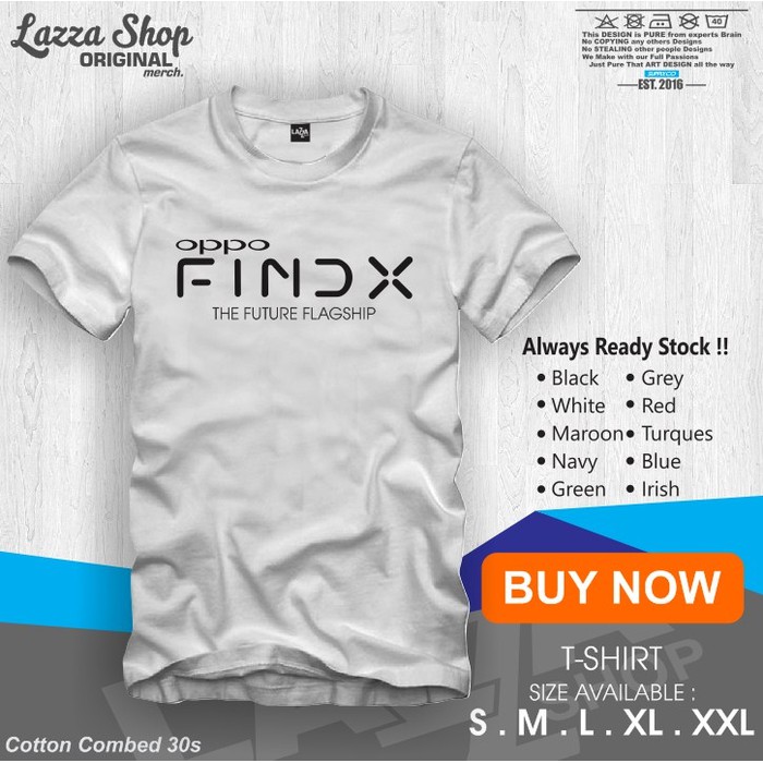 Kaos / Baju / T-shirt Oppo Smartphone FIND X Distro keren Murah  - Blink