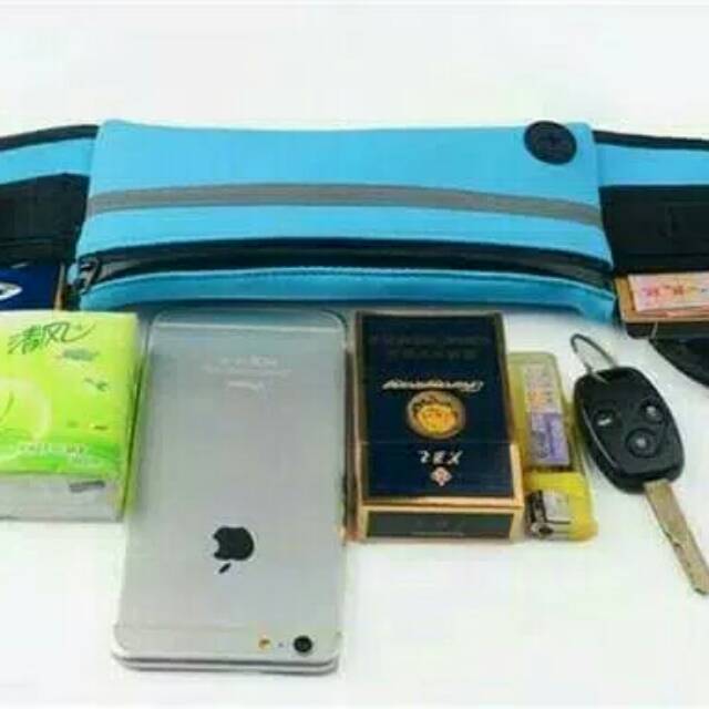 Tas pinggang pria wanita tas olahraga slingbag gutget tas waitsbag pinggang import