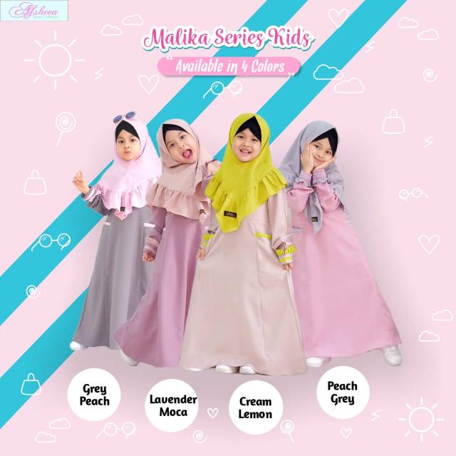 Gamis Malika Series Junior By Afsheen Syar'i