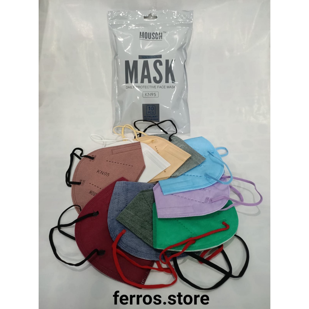 MASKER KN95 MOUSON ISI 10 PCS