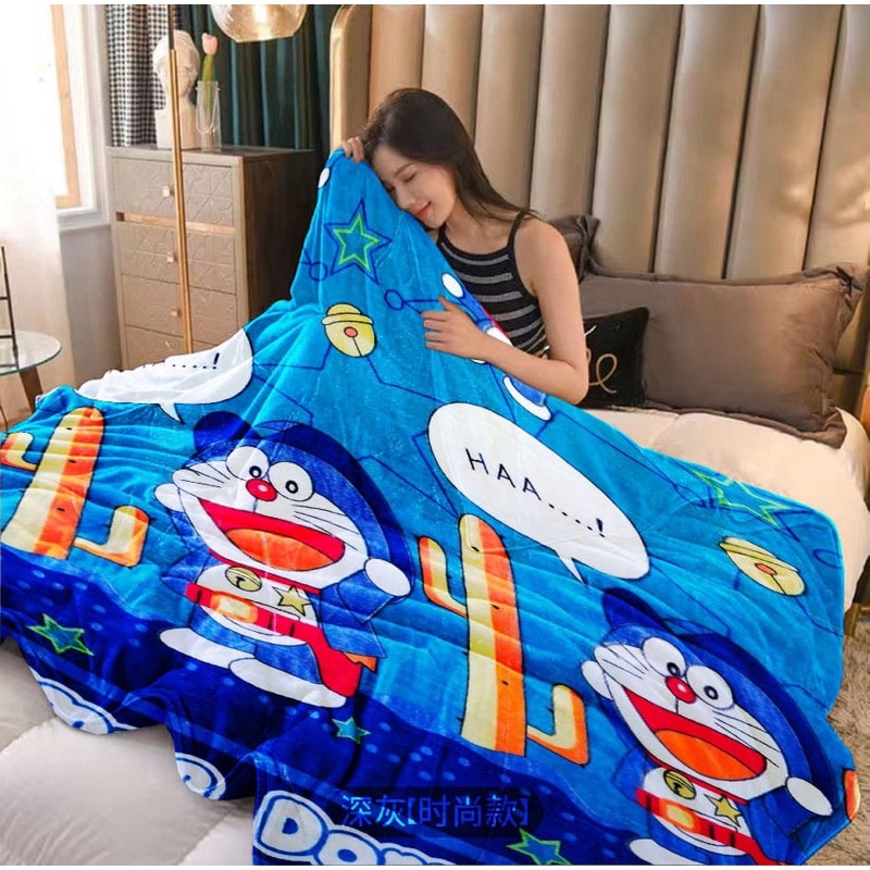 [COD]D&amp;Z Selimut Bulu Karakter Anak2 Bulu Soft Panel 150x200 Terlaris Terbaru New Motif