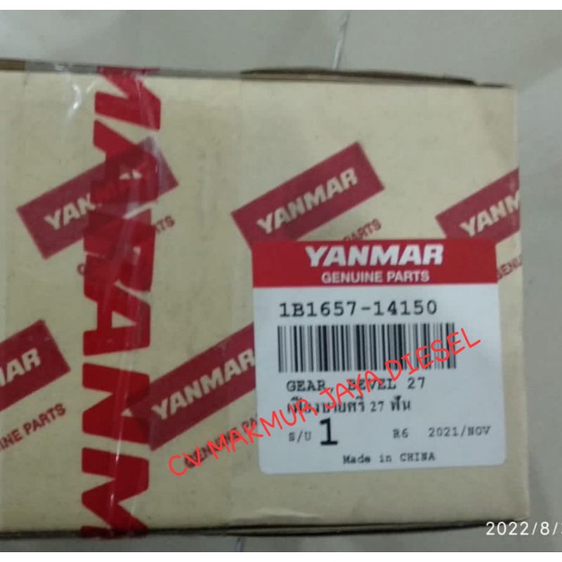 Gear Bevel 27 EF393/393 1B1657-14150 Yanmar