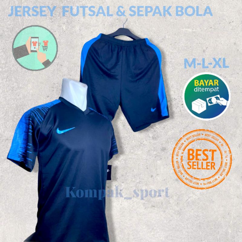 Nike setelan jersey olahraga remaja dewasa cocok untuk cewek cowok baju sepak bola futsal voli tenis badminton bulutangkis volly model prancis