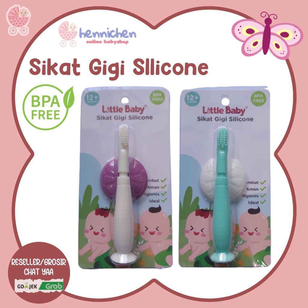 Little Baby Silicone Baby Toothbrush Bear Sikat Gigi Bayi Tooth Brush Anak