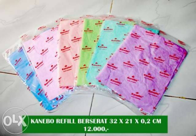 KANEBO Kain Lap Serbaguna Refill Kanebo Serbaguna Lebih Lebar Tebal Menyerap High Quality