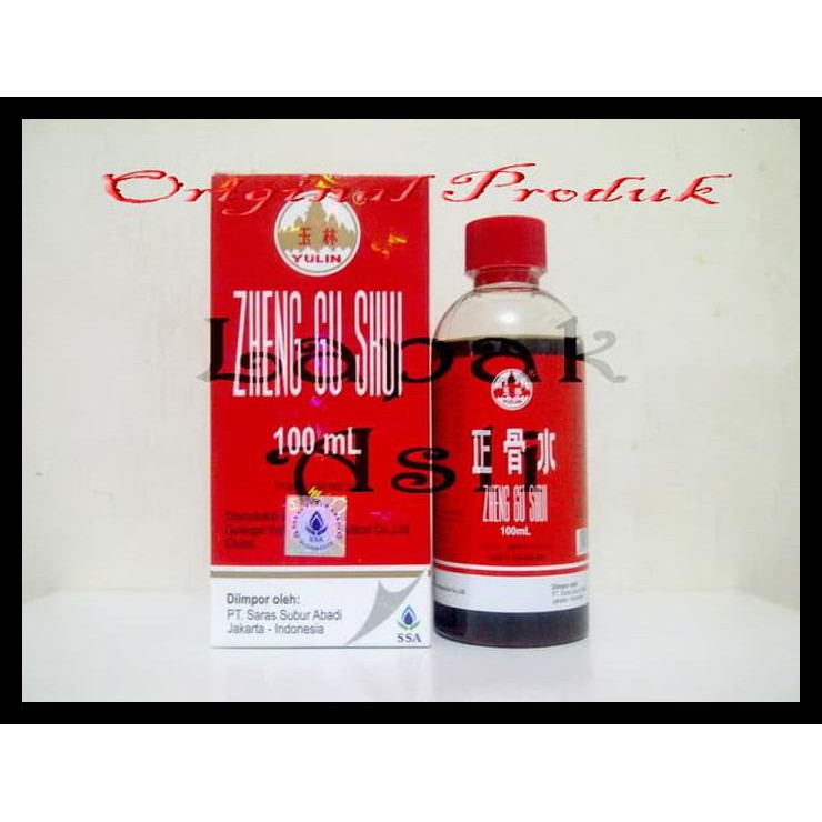 ZHENG GU SHUI 100 ML - OBAT RETAK TULANG - KESELEO DLL ORIGINAL