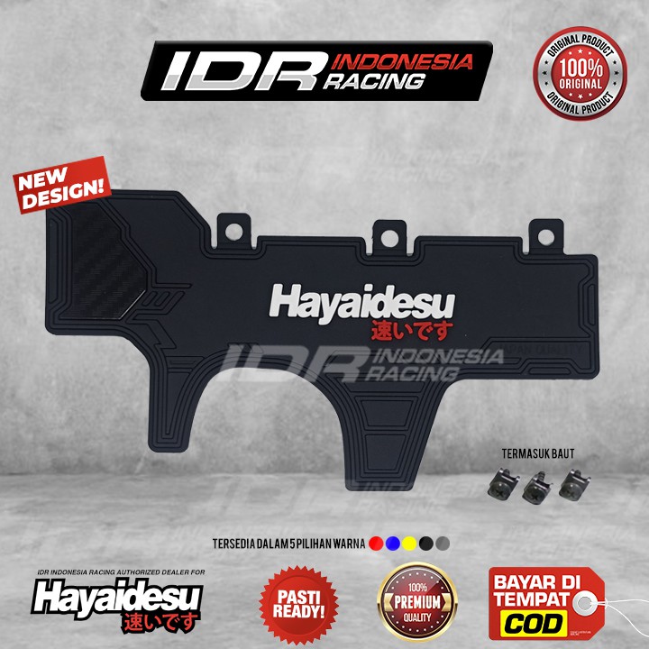 Hayaidesu Mudflap Honda PCX 150 Mud Flap Guard Karet Penahan Lumpur Motor Premium