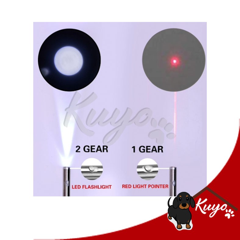 Cat Toy Laser Mainan Kucing Pointer LED Chaser Pen Senter Lampu Merah