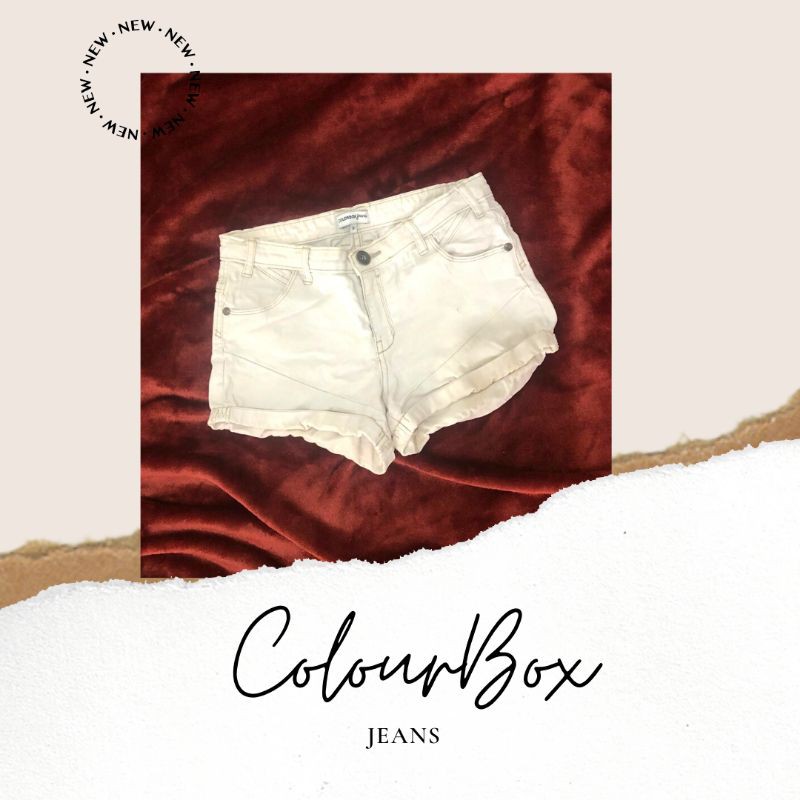 Celana Jeans wanita pendek ColorBox jeans original preloved