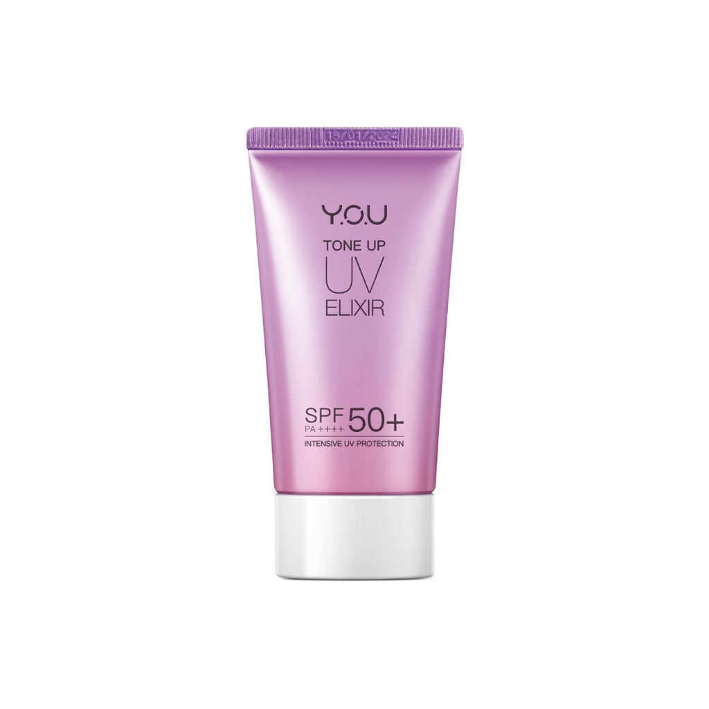 YOU Tone Up UV Elixir Hyaluronic Acid SPF 50+ PA++++ Sunscreen | Mencerahkan Menghidrasi Kulit