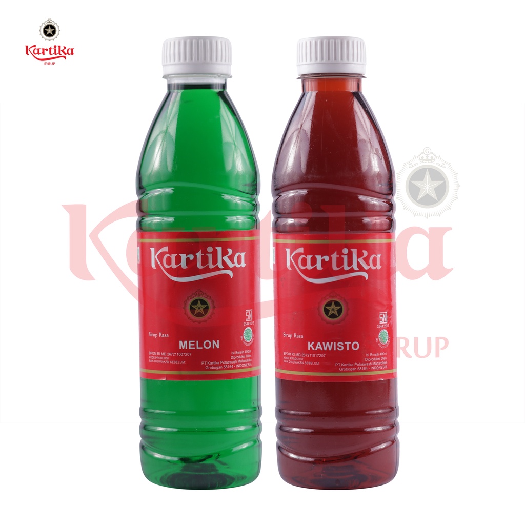 

KARTIKA Sirup Melon 400 ml & Kawisto 400 ml