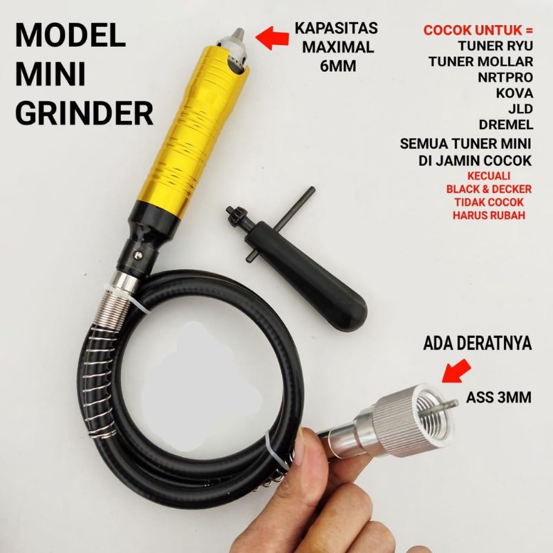 BOR TUNER PORTING HANDPIECE TUNNER MINI DIE GRINDER