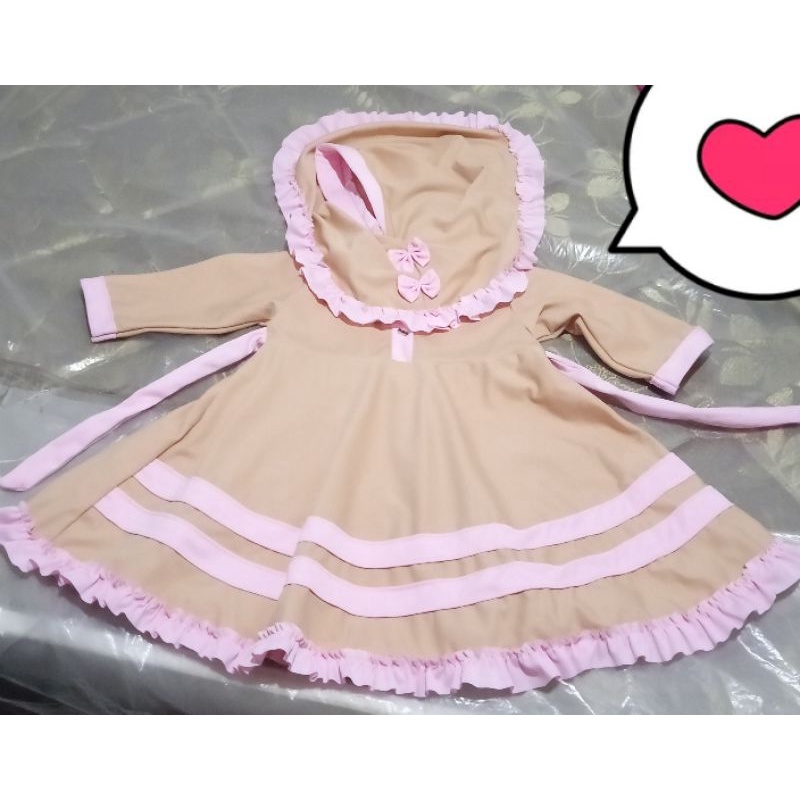 Gamis bayi 0 bulan preloved