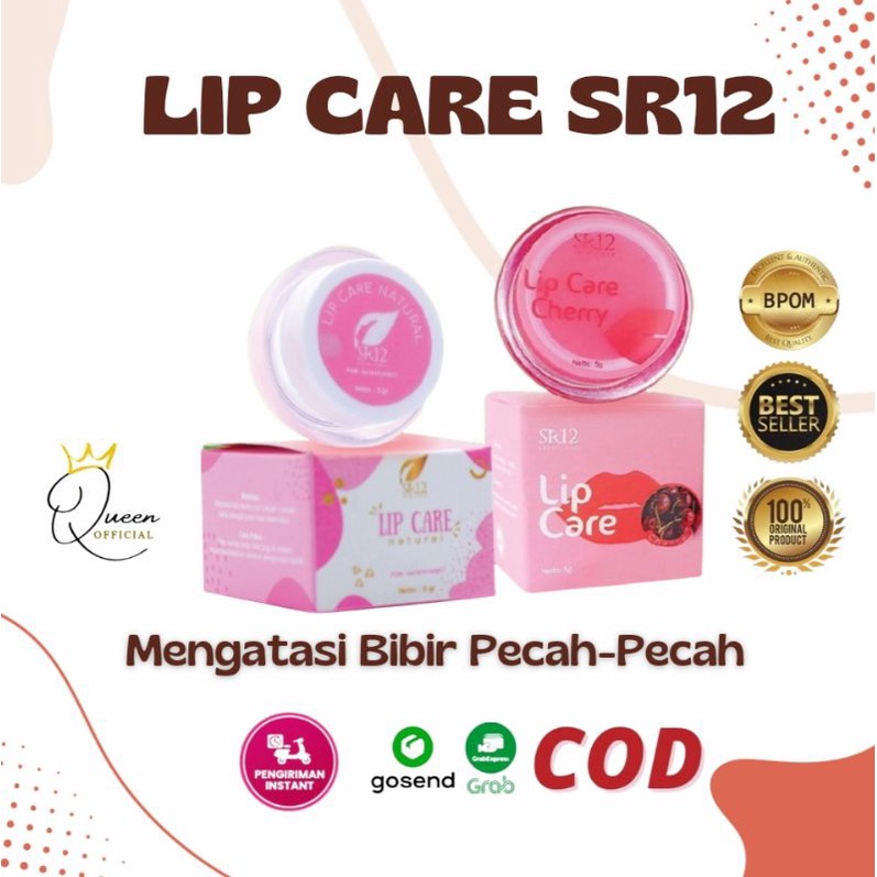 BEST SELLER ! LIP CARE CHERRY SR12 / PEMERAH BIBIR PERMANEN / PELEMBAB BIBIR / LIP BALM / PENCERAH BIBIR HITAM