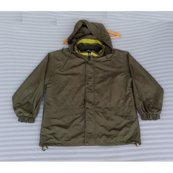 JAKET OLAH RAGA SPORT LARI FITNES GYM YOGA UKURAN M SLAZENGER ARMY SEKEN