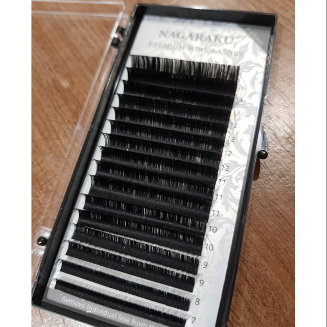 NAGARAKU MIX SIZE/ BULUMATA NAGARAKU/ BULU MATA EYELASH EXTENSION/ BULU MATA PALSU/ NAGARAKU EYELASH EXTENSION