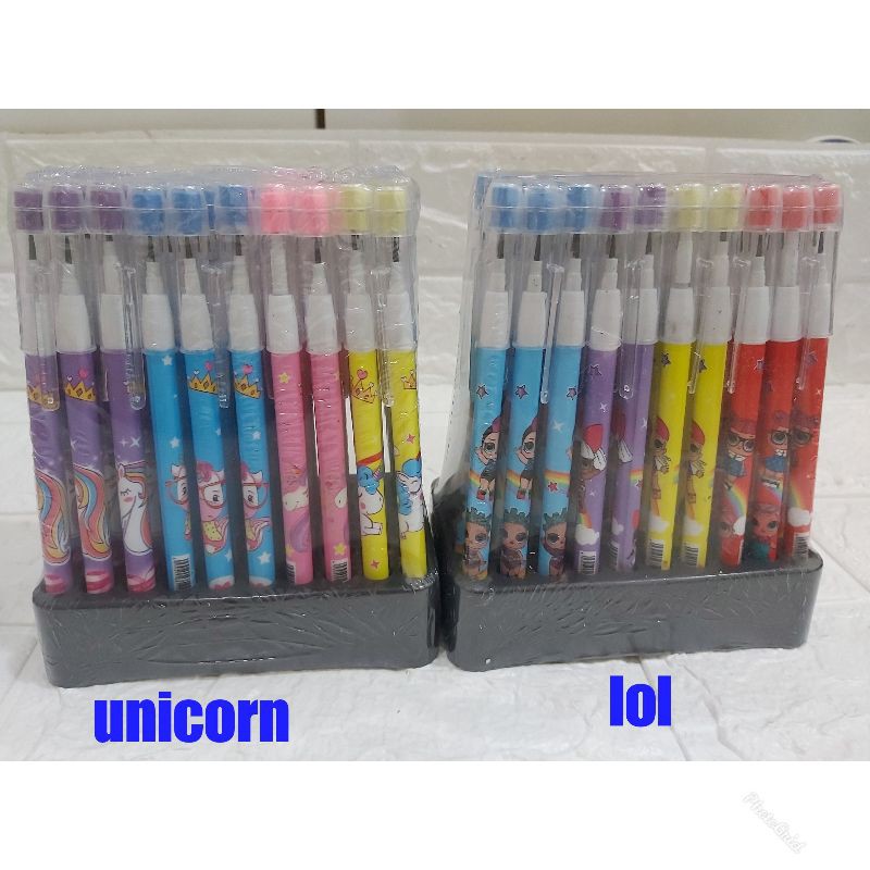 

pensil cabut/bensia lol,unicorn murah