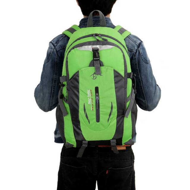 Tas Ransel Gunung Backpack daypack outdoor Carrier cowo/cewek Jalan Travel waterproof 40L Import