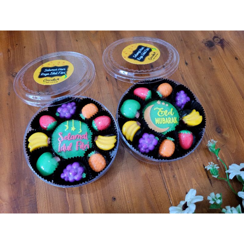 

Coklat Buah / coklat Lebaran rasa buah