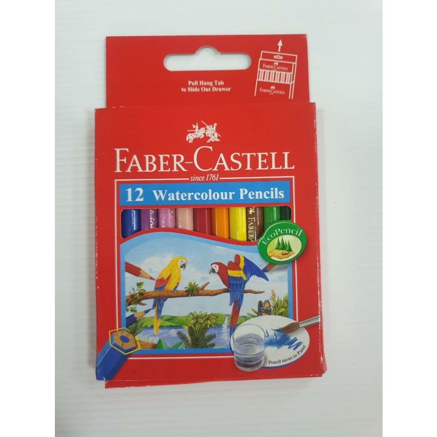 

PENSIL WARNA FABERCASTELL WATERCOLOUR 12W PDK