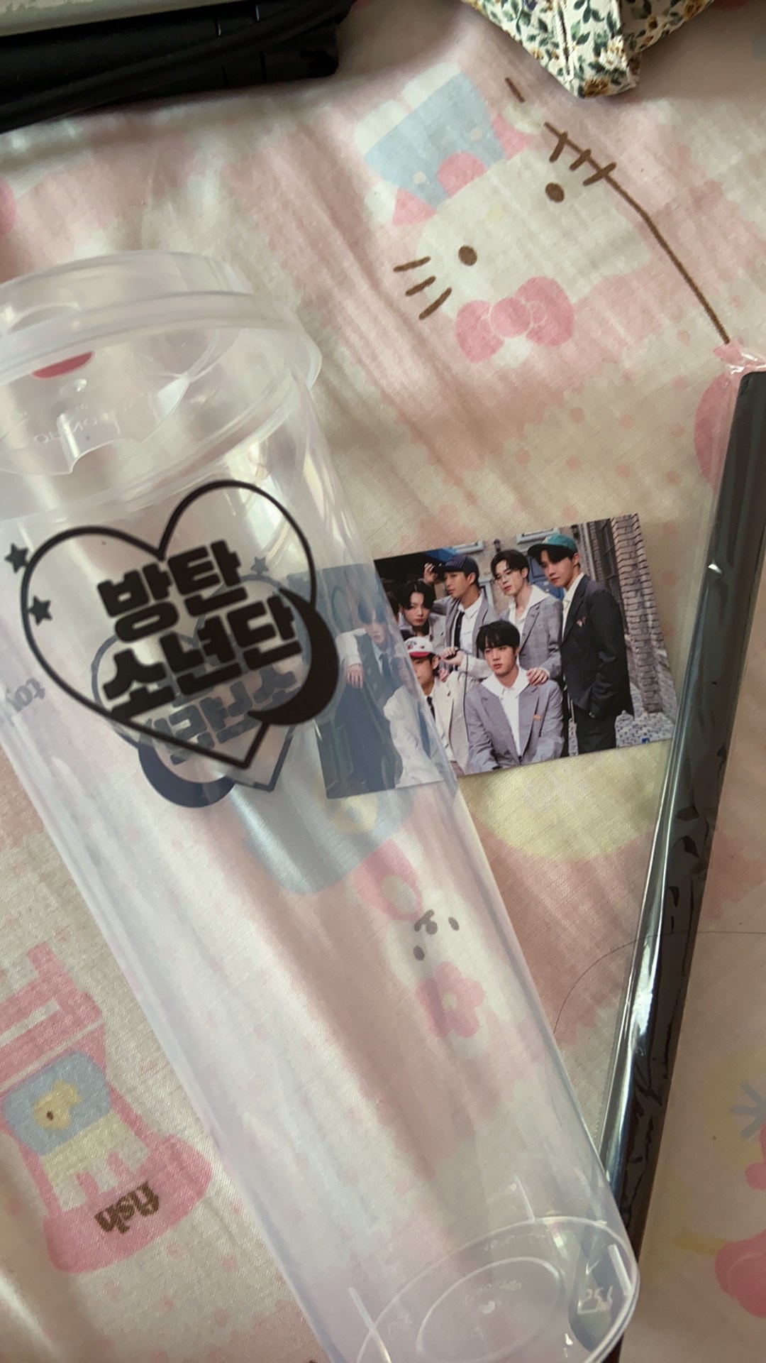 Bts Reusable Cup Logo Hati