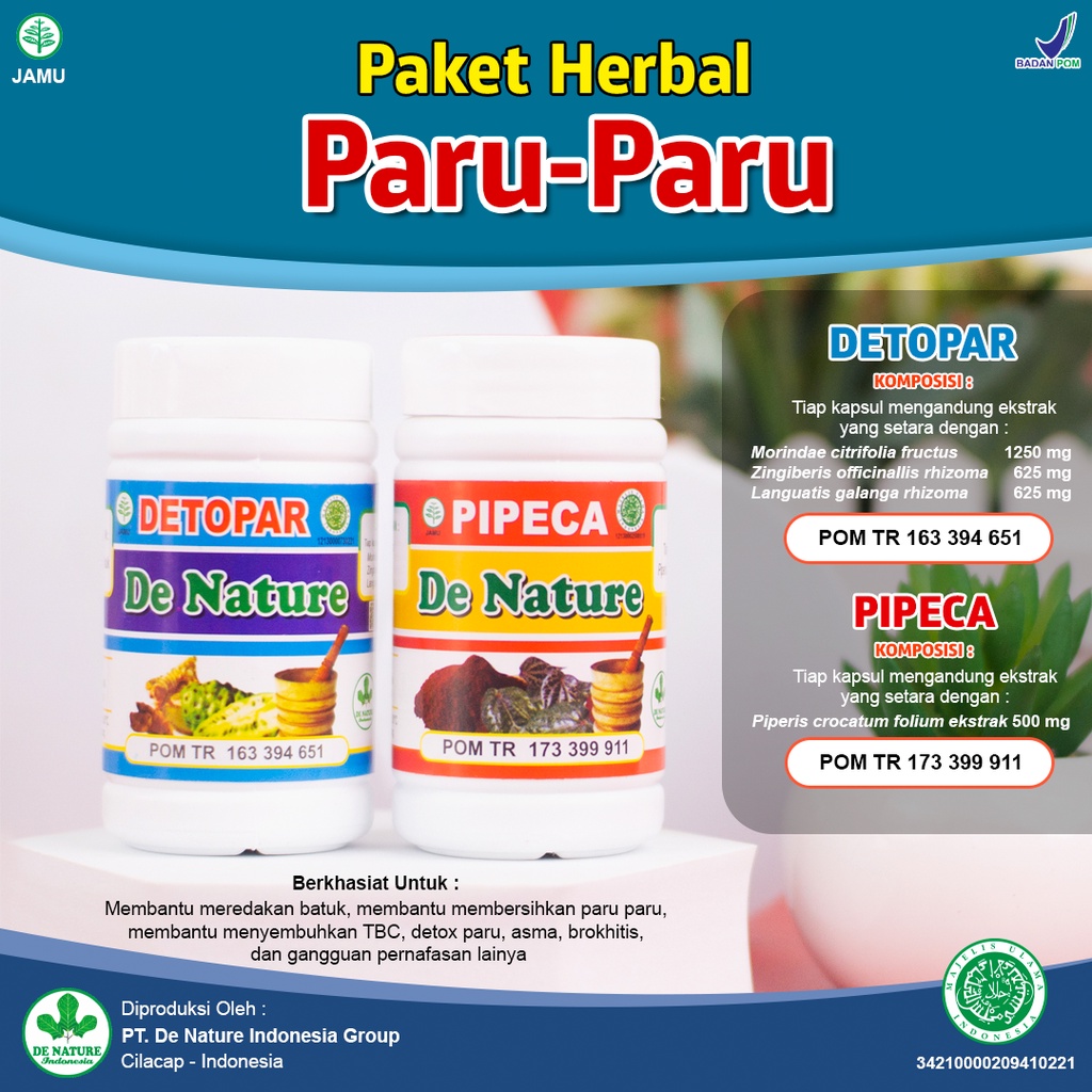 Obat ampuh asma/astma-obat ampuh sesak nafas-obat ampuh bengek-obat ampuh paru paru DE NATURE