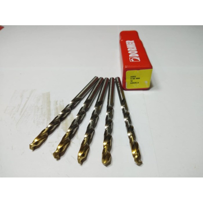 Mata Bor Besi 5.5mm HSS Jobber DORMER Kualitas Bagus / Mata bor Bagus