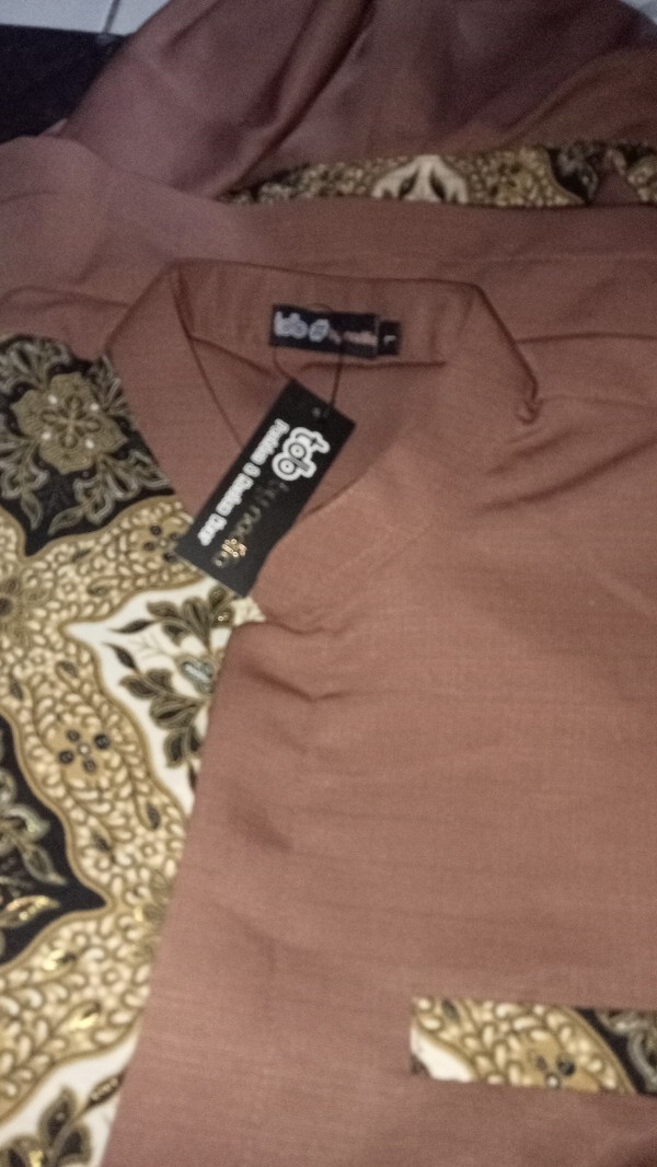 Baju Muslim Gamis Sabiya Batik Couple