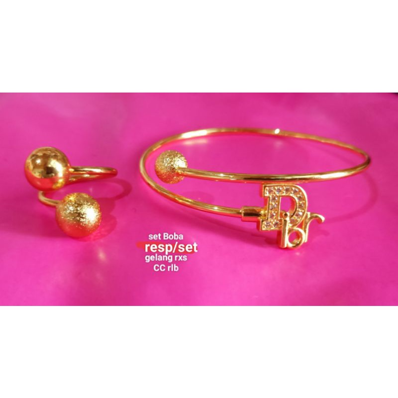 Gelang ,cincin , anting  harga untuk 1biji