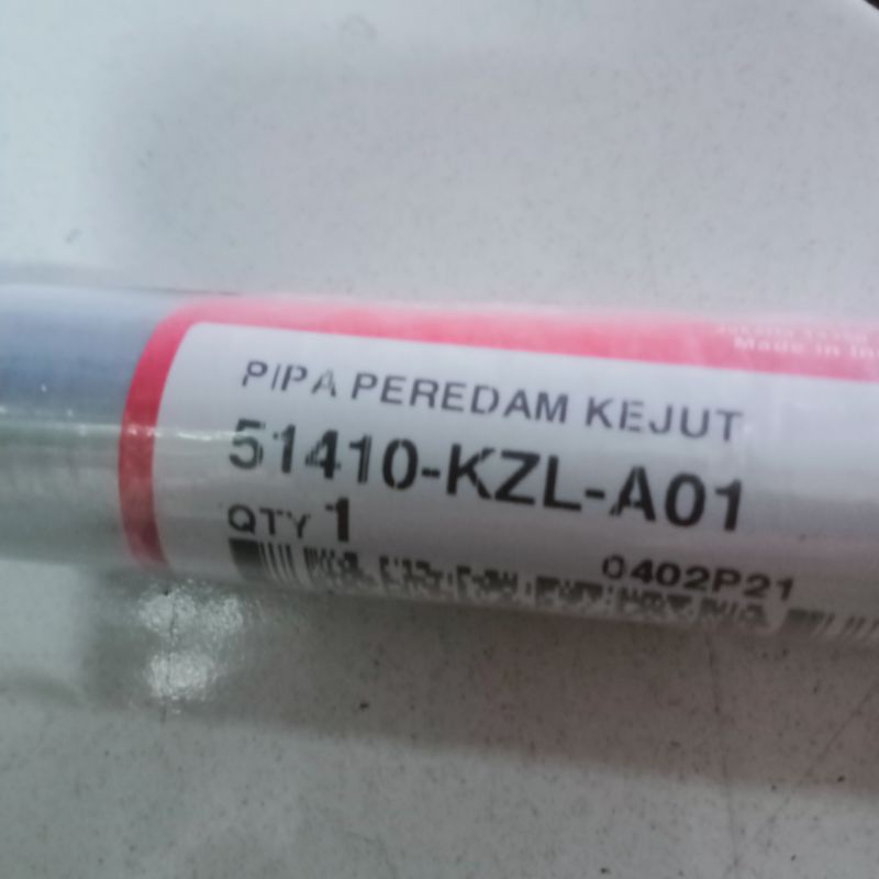51410-kzl-a01 as shock pipa linggisan shock Honda beat fi vario 125 150 ori asli ahm