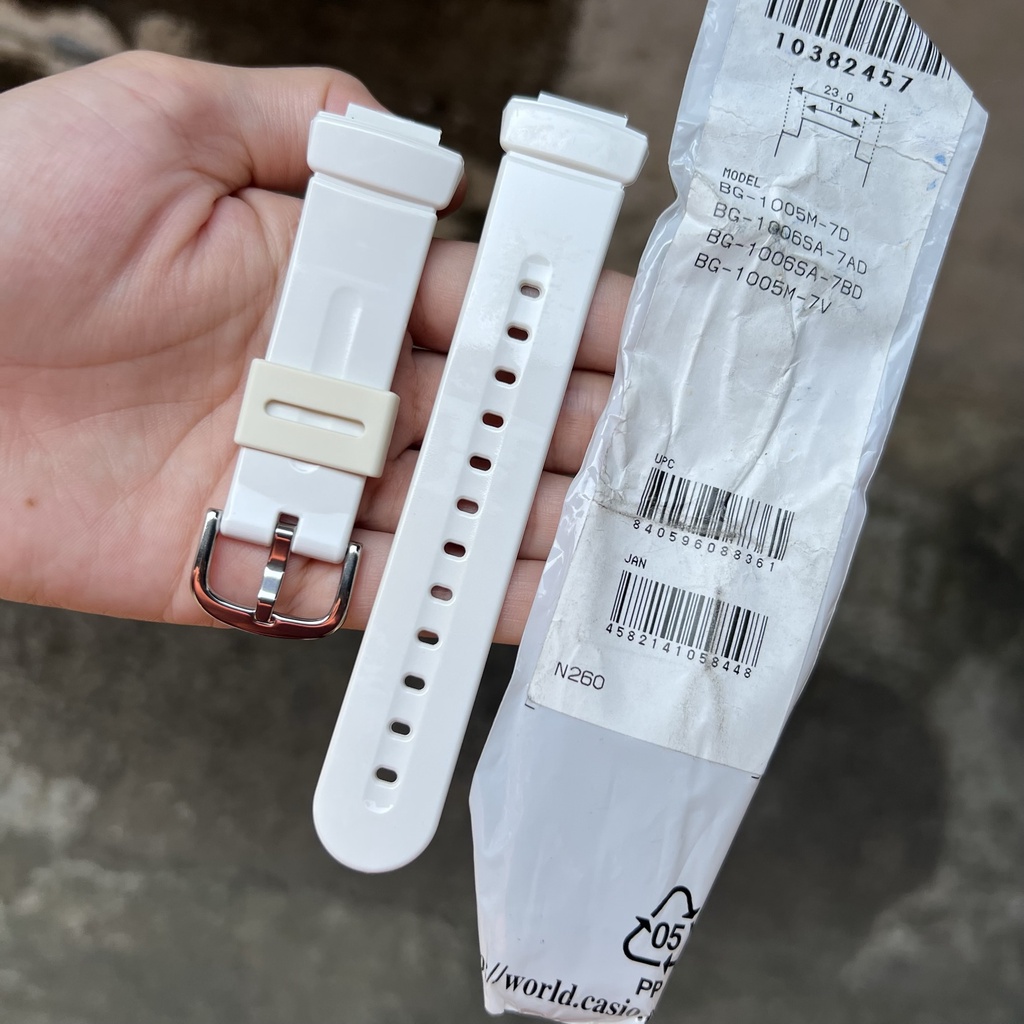 Tali jam tangan casio baby-g BG-1005M 7 BG-1006SA original strap band BG 1005M BG 1006SA